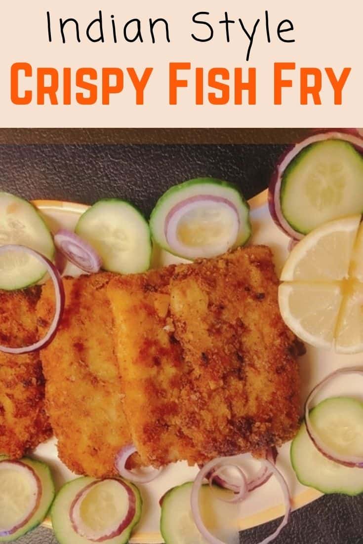 crispy fish fry recipe pinterest image