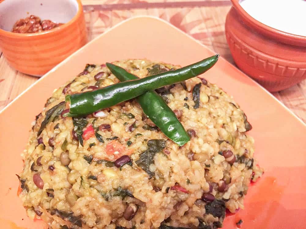 Vegetable pulao recipe with raita