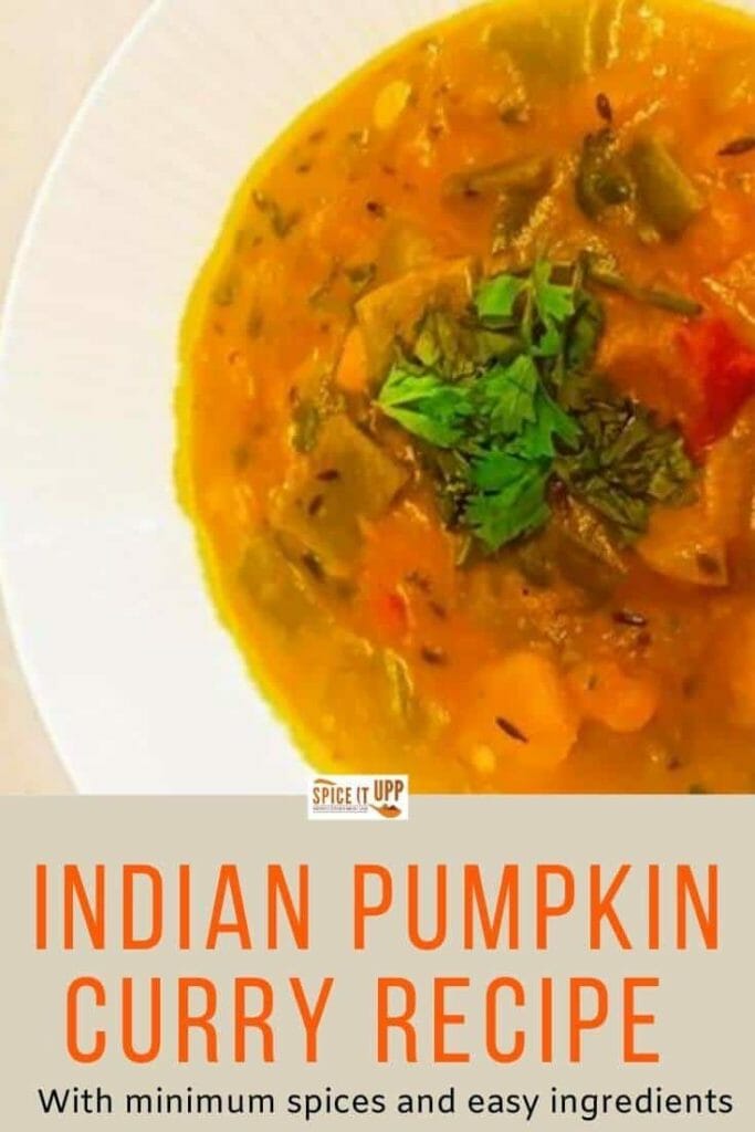 Indian pumpkin curry recipe